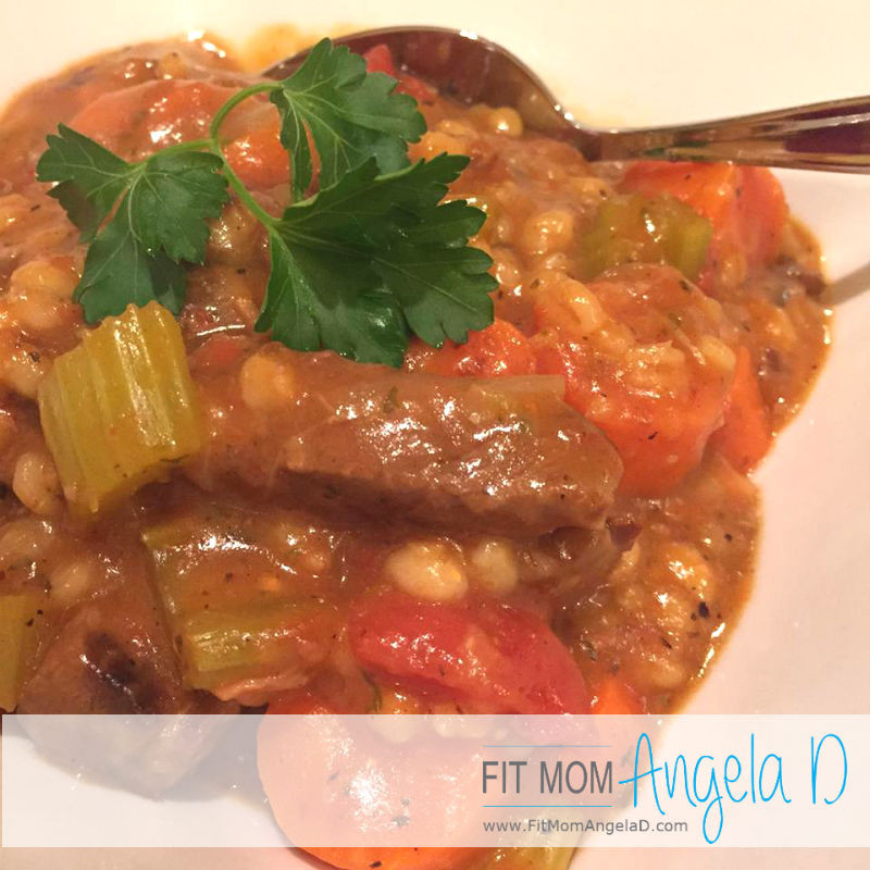 Beef Barley Stew
 Fixed Up Beef Barley Stew Fit Mom Angela D Team