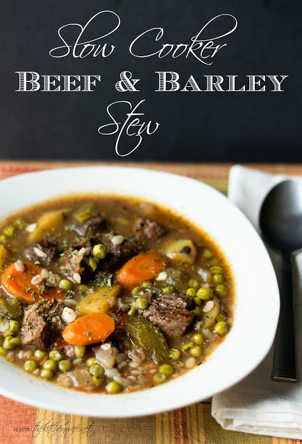 Beef Barley Stew
 The Kitchen Wife Perfect Slow Cooker Beef and Barley Stew