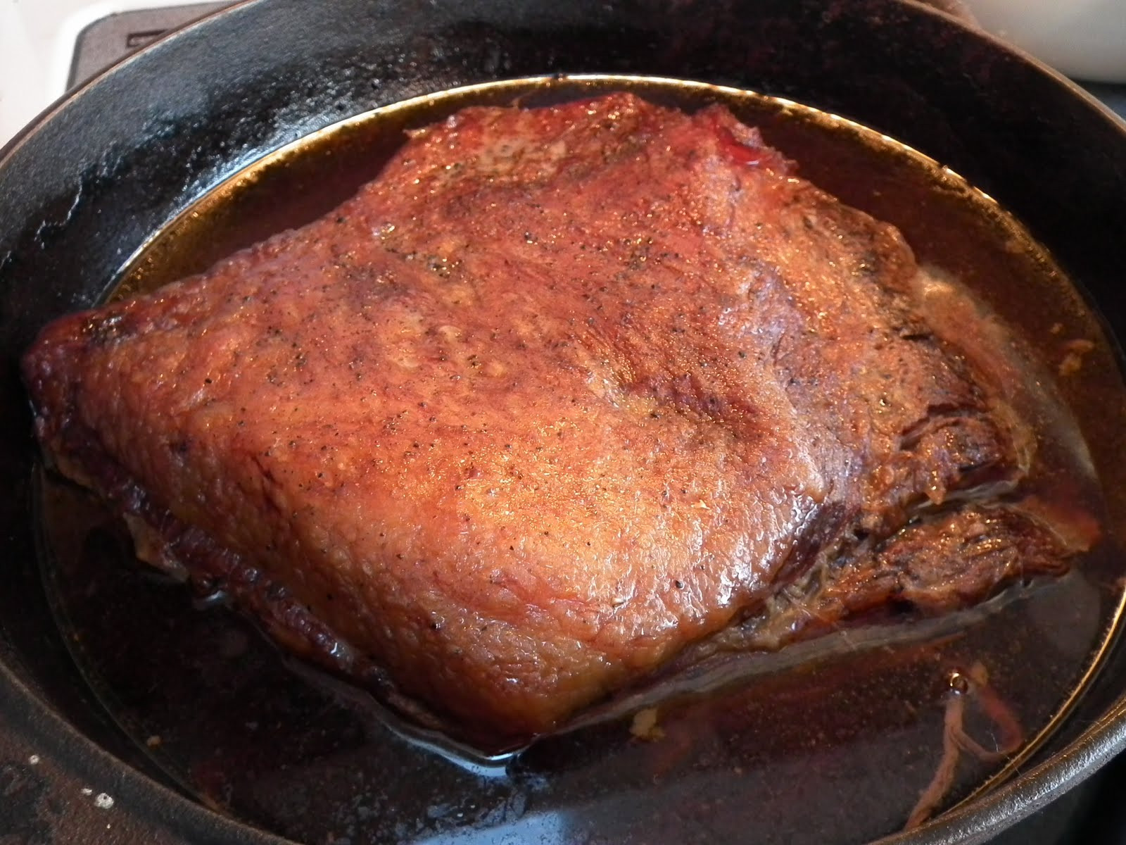 Beef Brisket In Oven
 Fling it in the Pan Cooking Beef Brisket oven roasted