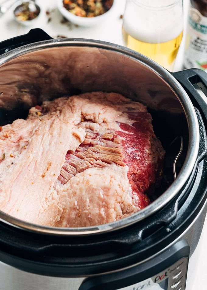 Beef Brisket Instant Pot
 Instant Pot Corned Beef and Cabbage