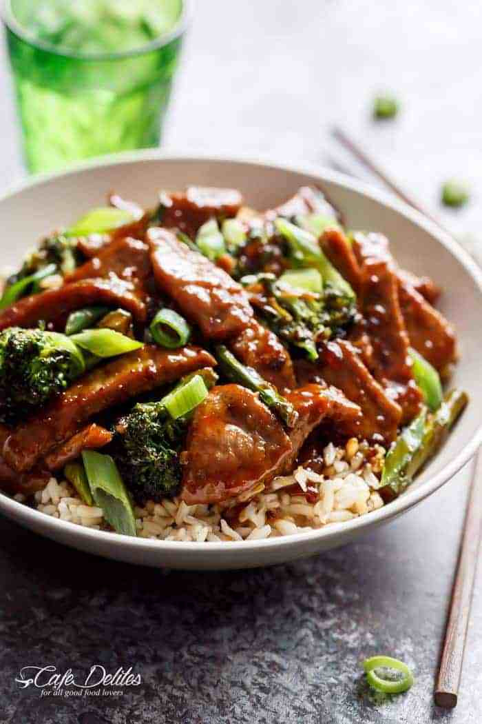 Beef Broccoli Recipe
 Mongolian Beef And Broccoli EXTRA SAUCE Cafe Delites