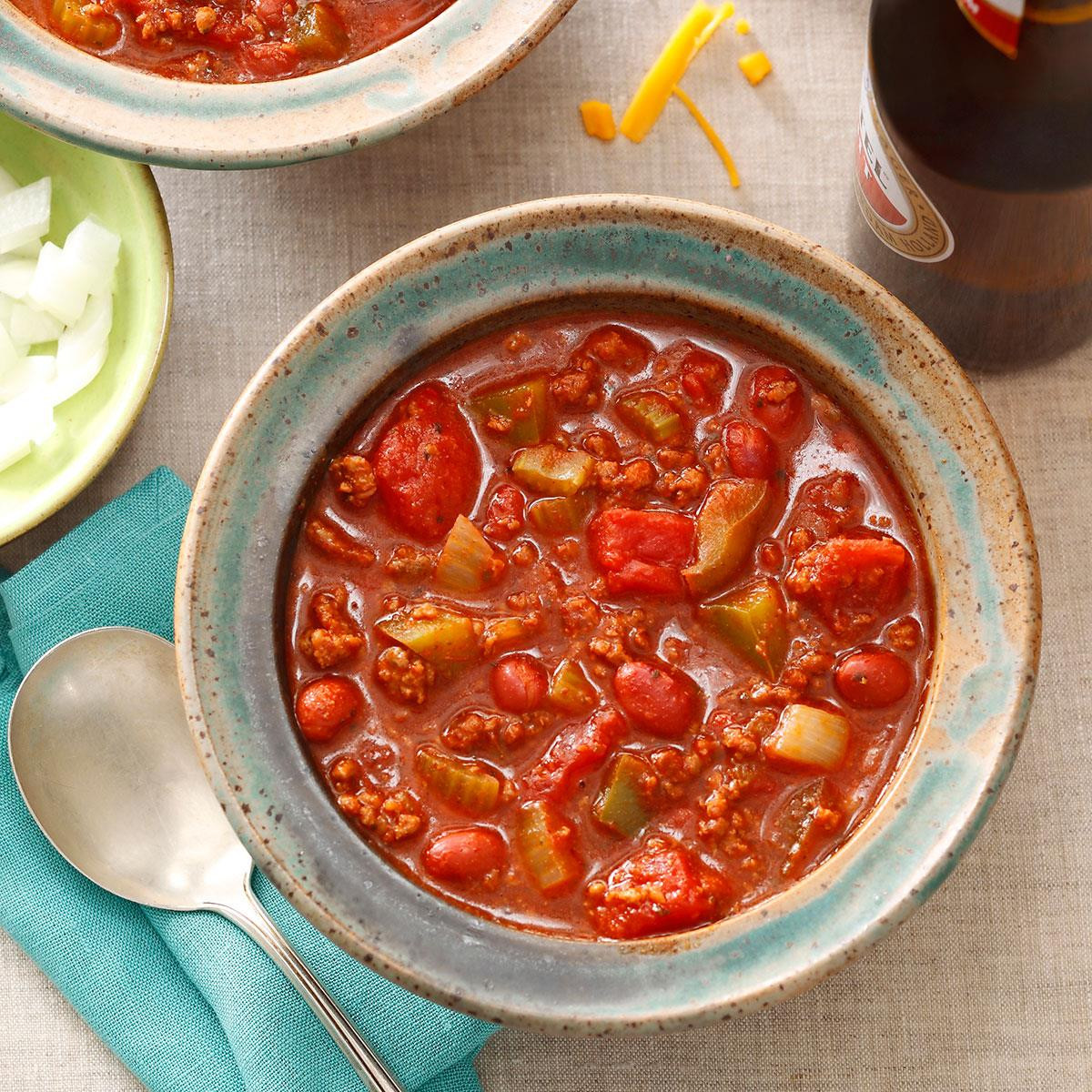 Beef Chili Recipe
 Ground Beef Chili Recipe