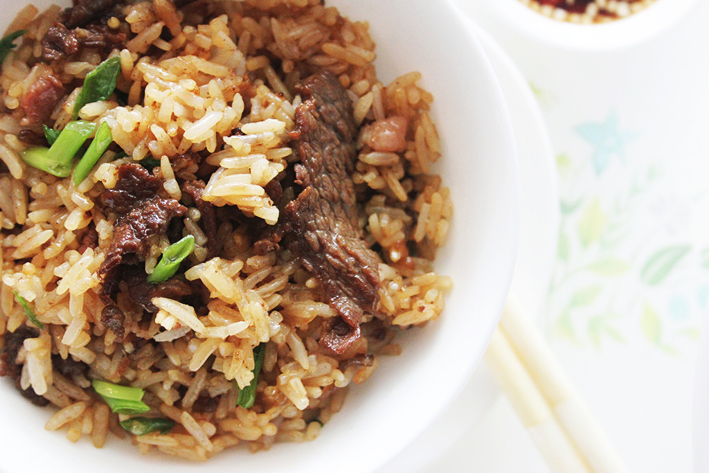 Beef Fried Rice
 Chinese Style Beef Fried Rice