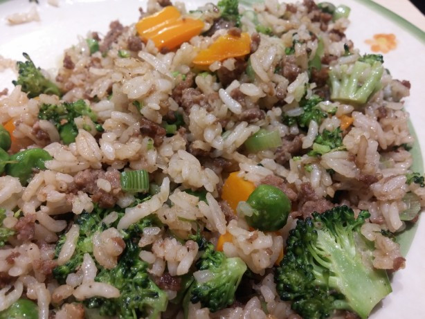 Beef Fried Rice Recipe
 Kittencals Ground Beef Fried Rice Recipe Food