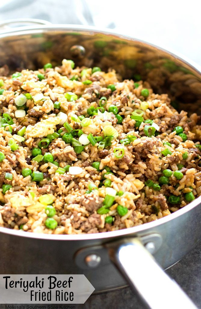 Beef Fried Rice Recipe
 Teriyaki Beef Fried Rice melissassouthernstylekitchen