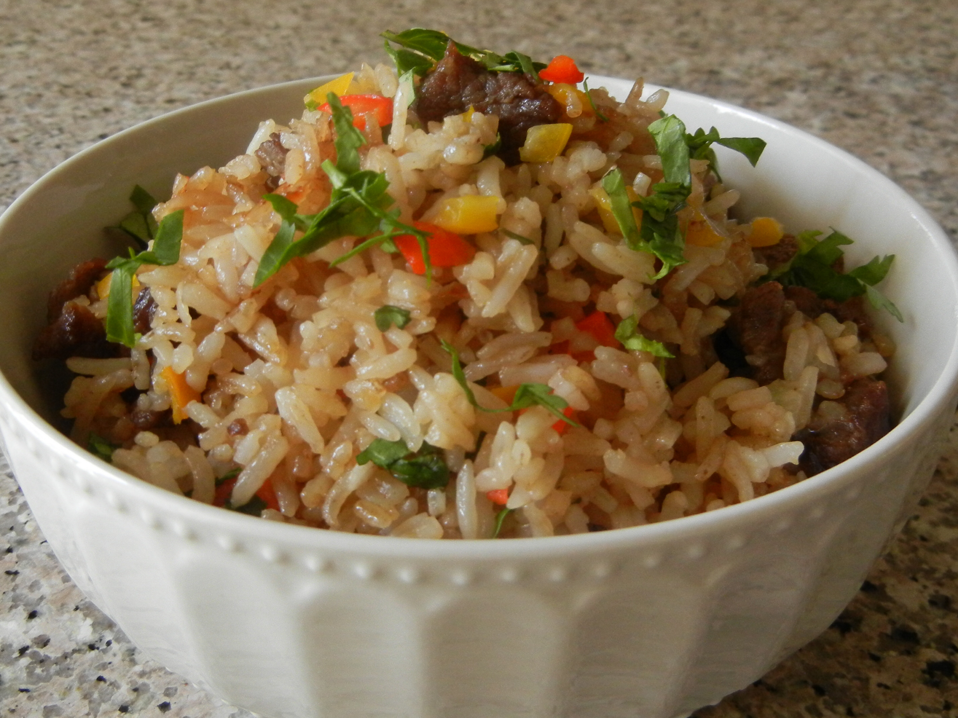 Beef Fried Rice
 Sweet and Savory Beef Fried Rice