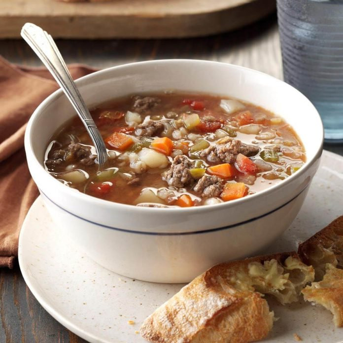 Beef Lentil Soup
 Beef Barley Lentil Soup Recipe