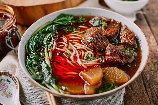 Beef Noodle Soup Braised Beef Noodle Soup 红 烧 牛 肉 面 The Woks of ...