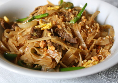 Beef Pad Thai
 Beef Pad Thai