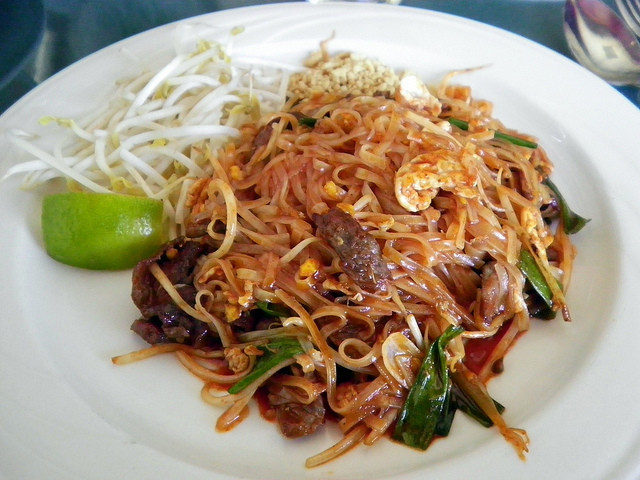 Beef Pad Thai
 Pad Thai With Beef