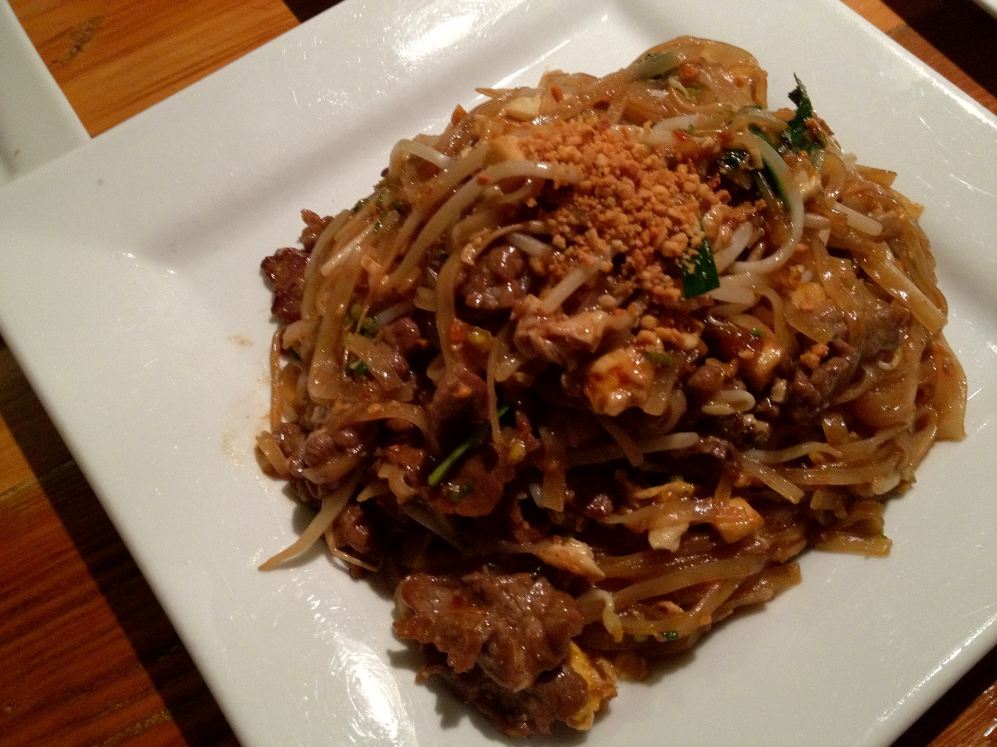 Beef Pad Thai
 Beef pad Thai