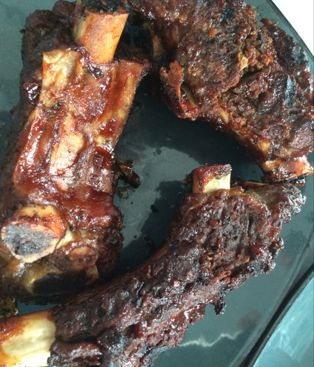 Beef Ribs On The Grill
 Grilled BBQ Beef Ribs BigOven