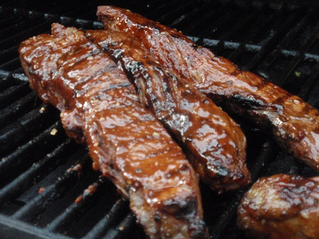 Beef Ribs On The Grill
 BBQ Boneless Beef Short Ribs with Grilled Balsamic