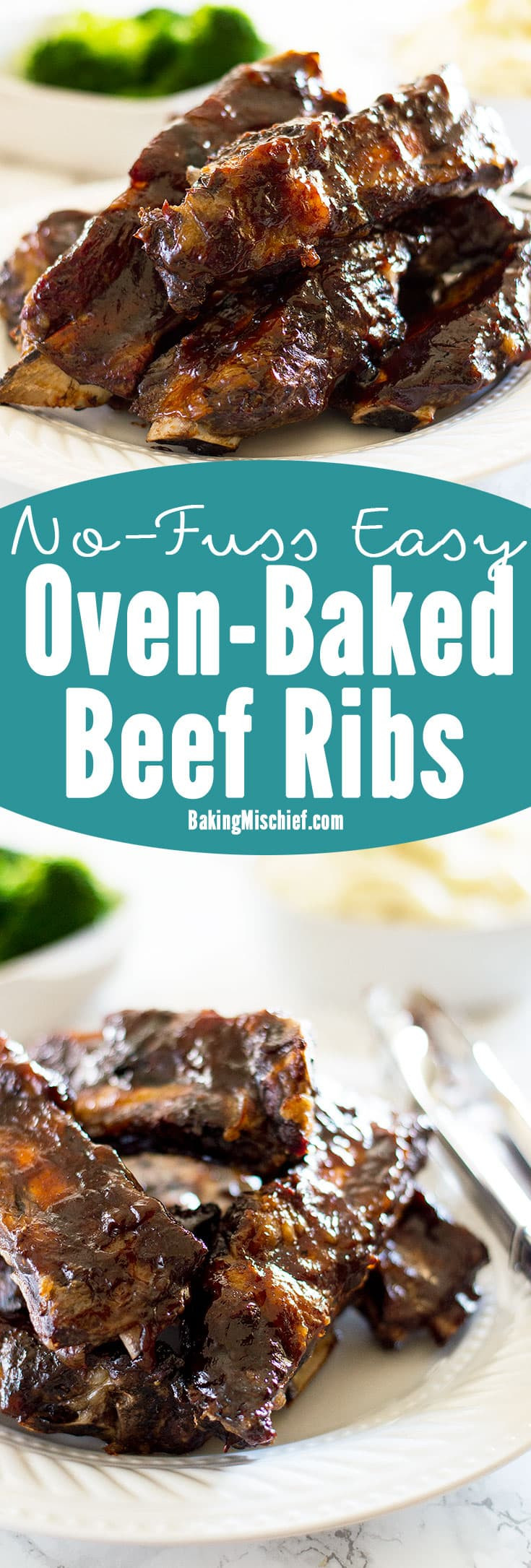 Beef Ribs Recipe Oven
 No Fuss Easy Oven Baked Beef Ribs