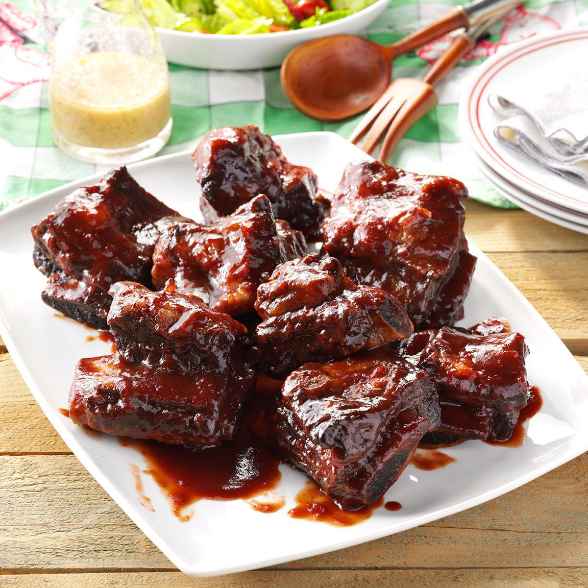 Beef Ribs Recipe Oven
 Barbecued Beef Ribs Recipe