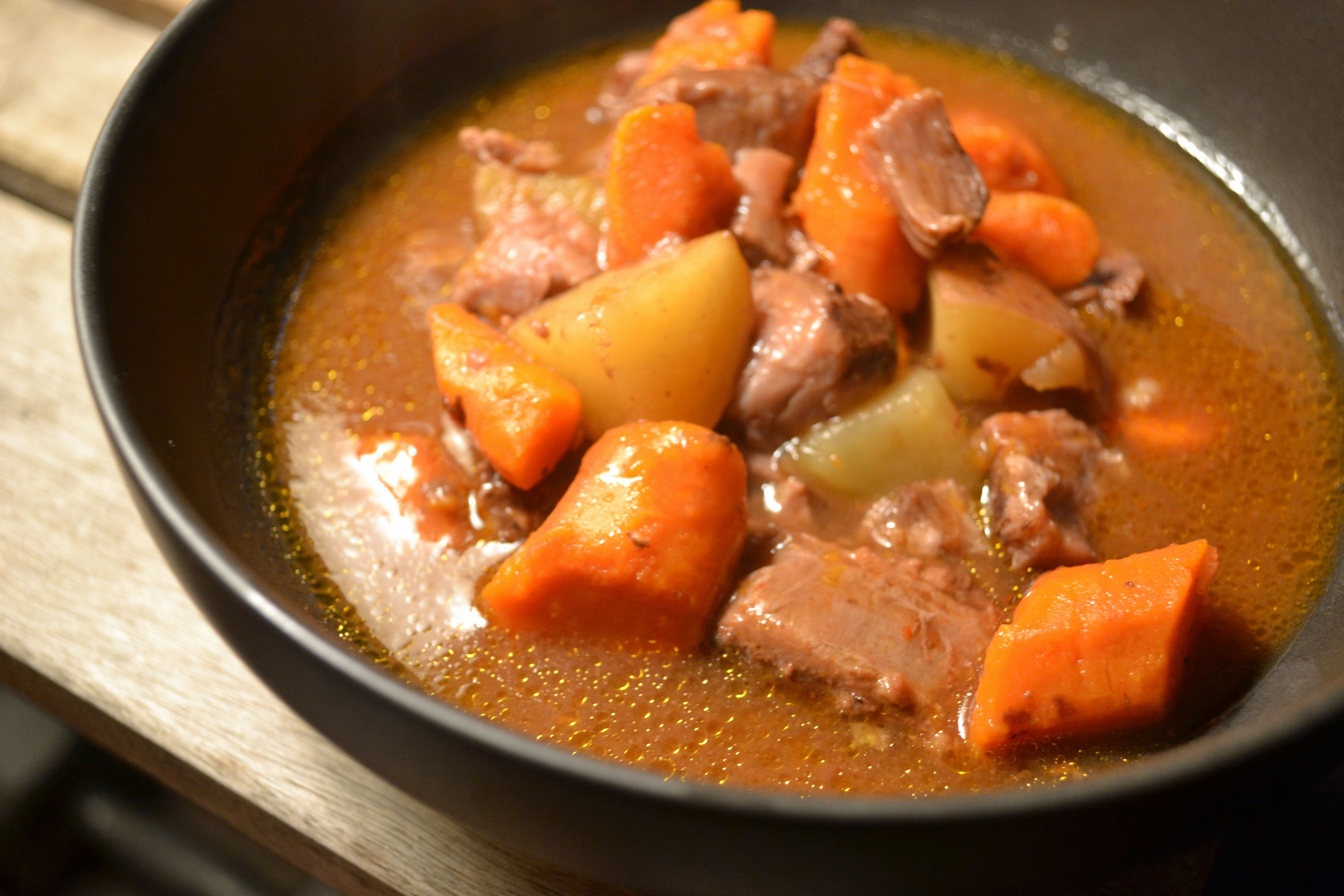 Beef Shank Stew
 Beef Shank Stew and No Power