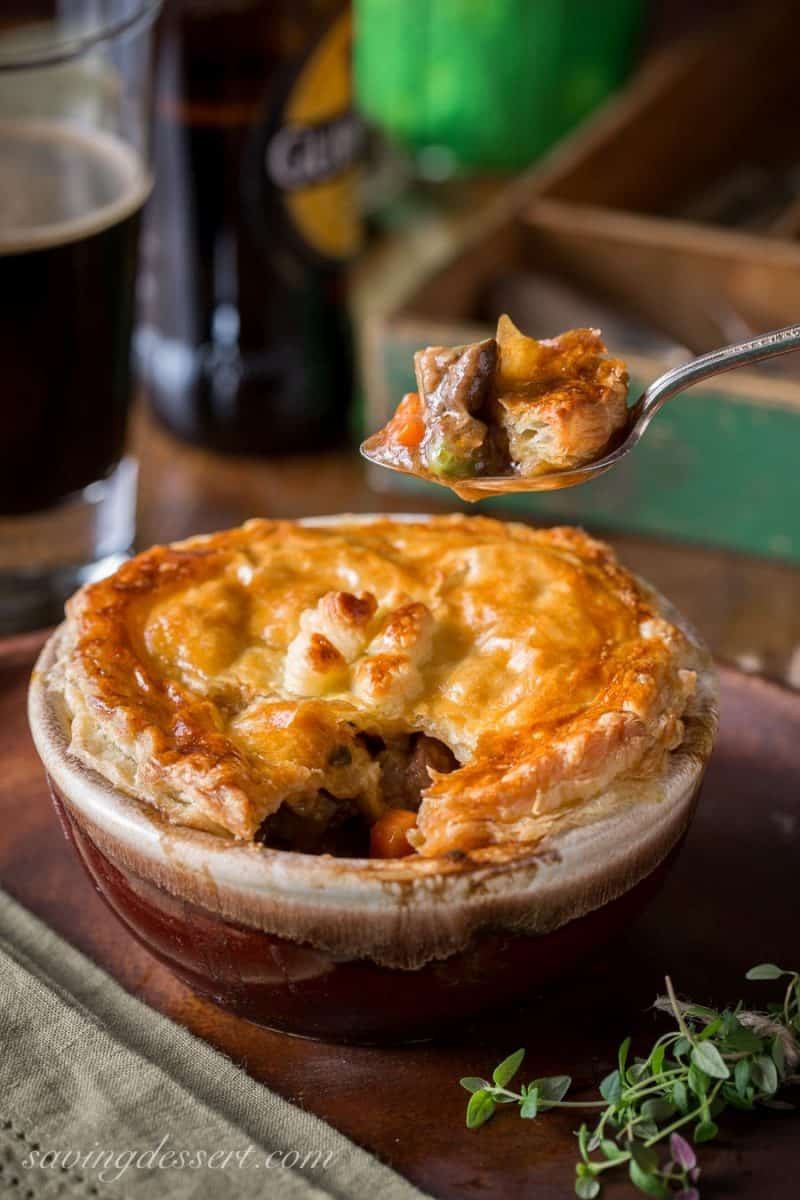 Beef Shepherd'S Pie
 Beef and Stout Pies Classic Irish Pub Fare Saving Room