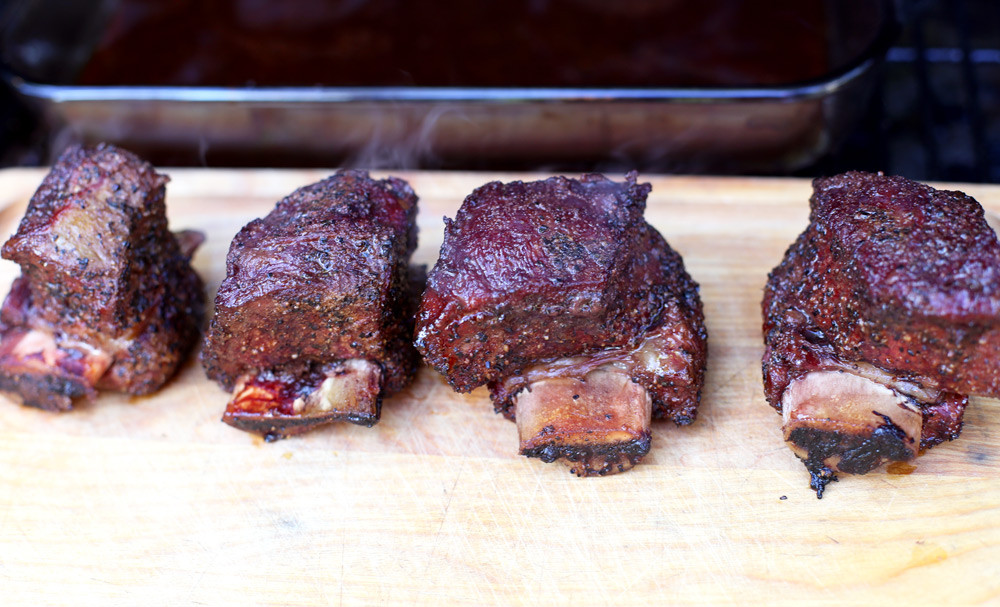 Beef Short Ribs
 Smoked Beef Short Ribs The ultimate fort food