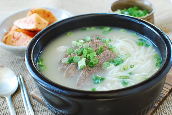 Beef Soup Bones
 Seolleongtang Beef Bone Soup Korean Bapsang