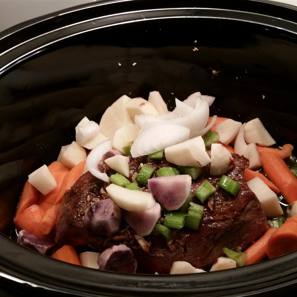 Beef Stew Allrecipes
 Marie s easy slow cooker beef stew recipe All recipes UK