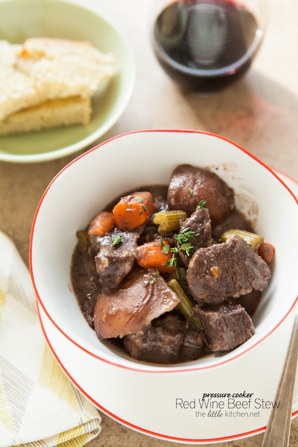 Beef Stew Pressure Cooker
 Pressure Cooker Red Wine Beef Stew The Little Kitchen