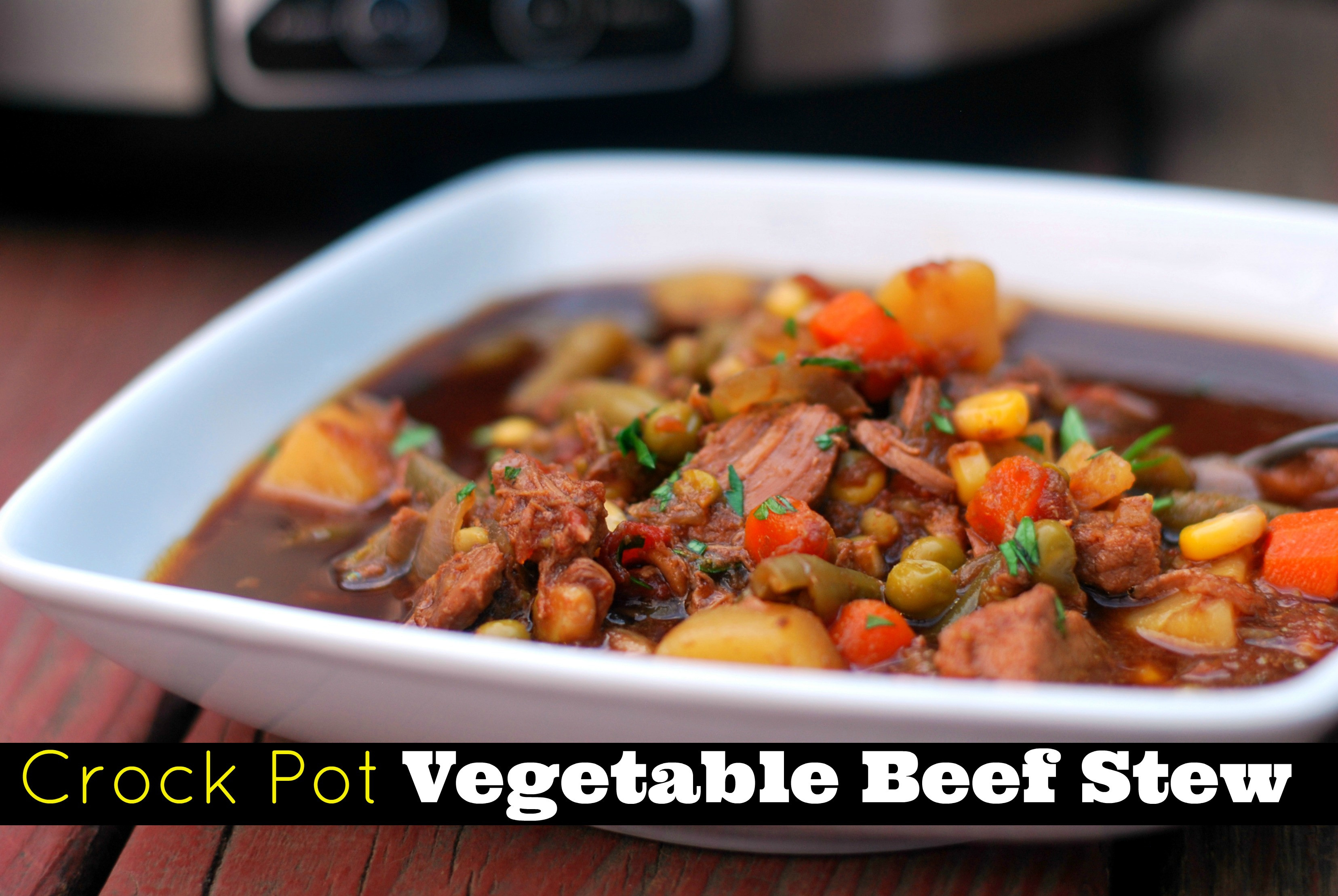 Beef Stew Recipe Crock Pot
 Crock Pot Ve able Beef Stew Aunt Bee s Recipes