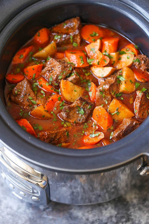 Beef Stew Recipes Slow Cooker
 Slow Cooker Beef Stew Recipe — Dishmaps