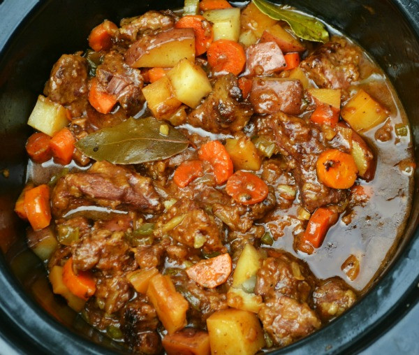 Beef Stew Stove Top
 cooking beef stew meat on stove top