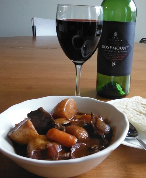 Beef Stew With Red Wine
 Fall Recipe Beef Stew with red wine & mushrooms