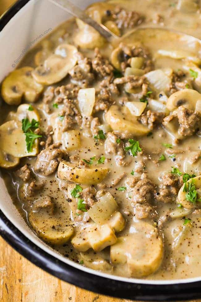 Beef Stroganoff With Ground Beef
 Ground Beef Stroganoff Hamburger Spend With Pennies