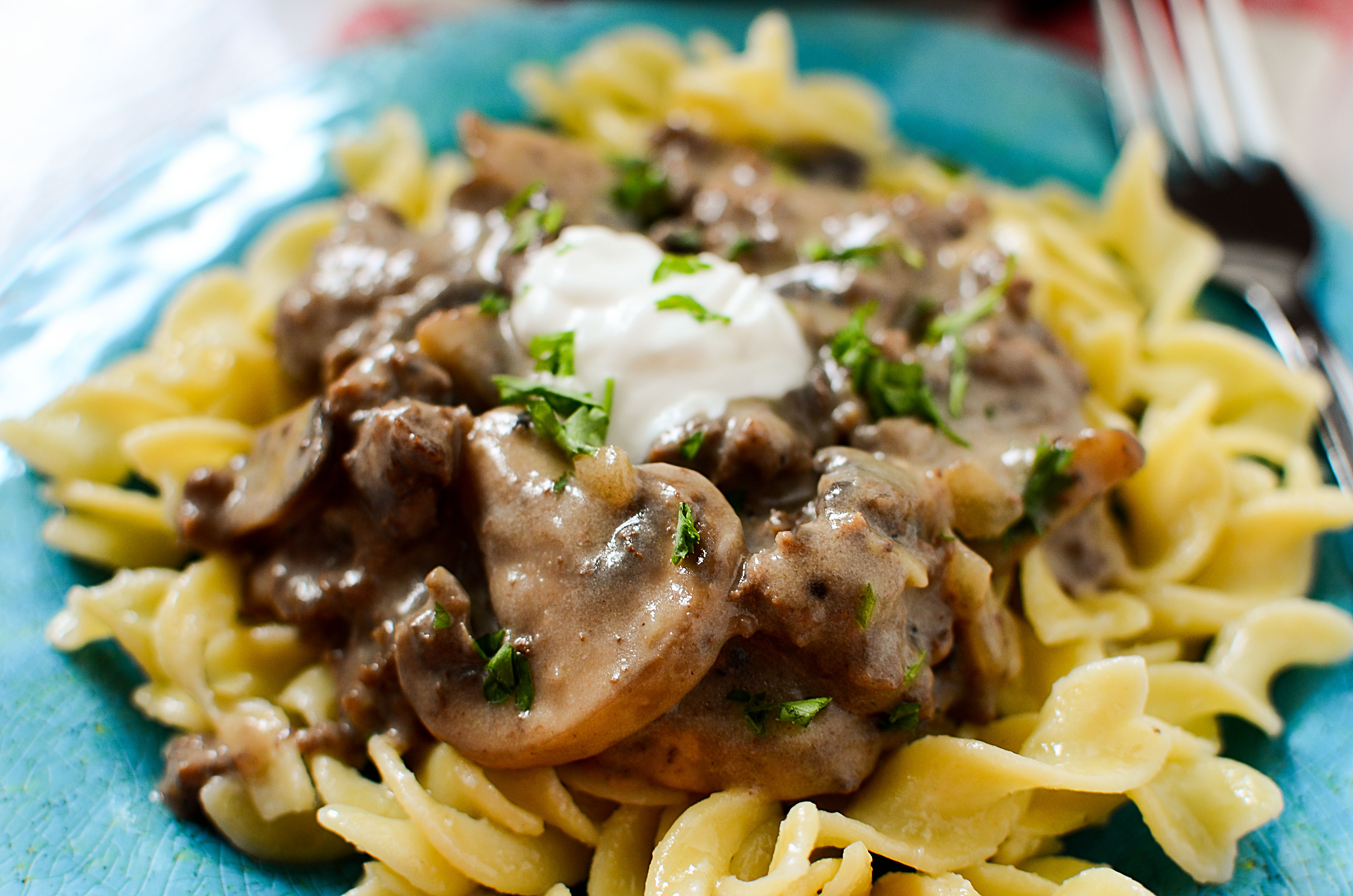 Beef Stroganoff With Ground Beef
 Ground Beef Stroganoff