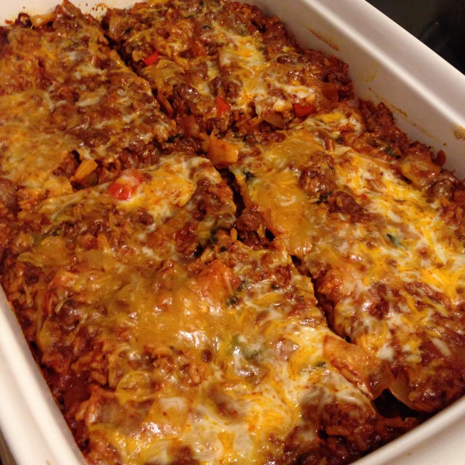 Beef Taco Casserole
 Beef & Brown Rice Taco Bake