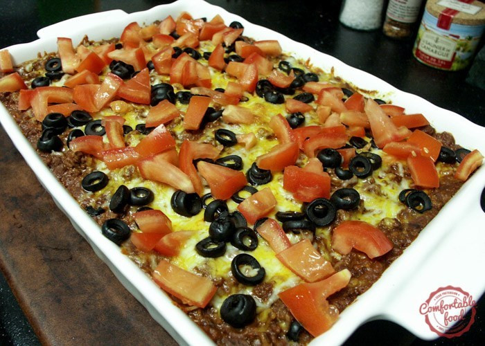 Beef Taco Casserole
 Easy Beef and Bean Taco Casserole & Video