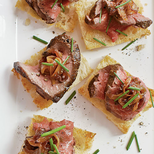 Beef Tenderloin Appetizer
 Chic New Year s Eve Cocktail Party Coastal Living