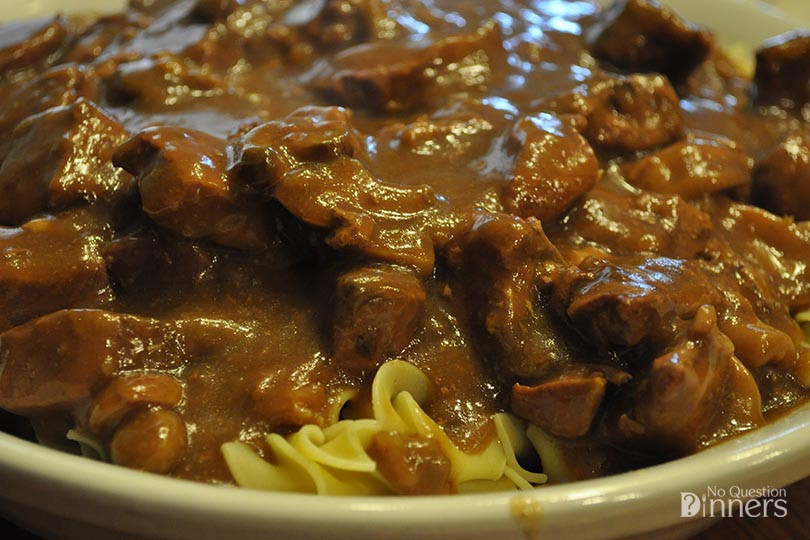 Beef Tips Over Noodles
 Slow Cooker Savory Beef Tips and Noodles No Question Dinners