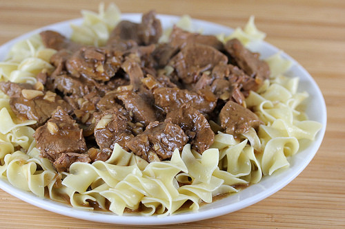 Beef Tips Over Noodles
 Beef Tips Recipe