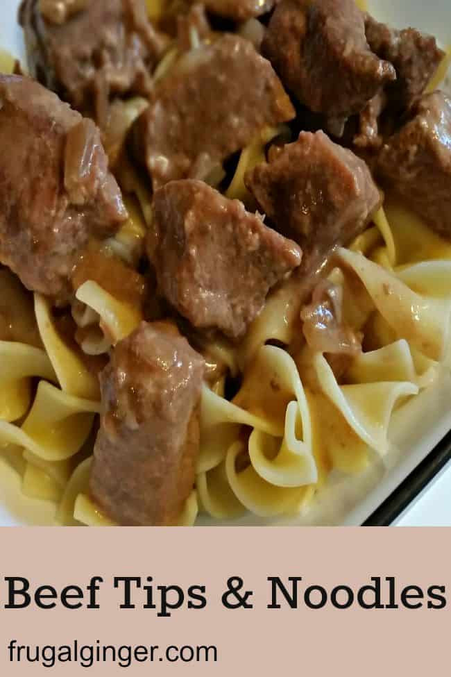 Beef Tips Over Noodles
 Slow Cooker Beef Tips & Noodles Recipe