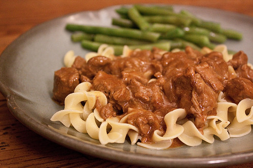 Beef Tips Over Noodles
 Beef Tips to Ease Your Griefs and Troubles