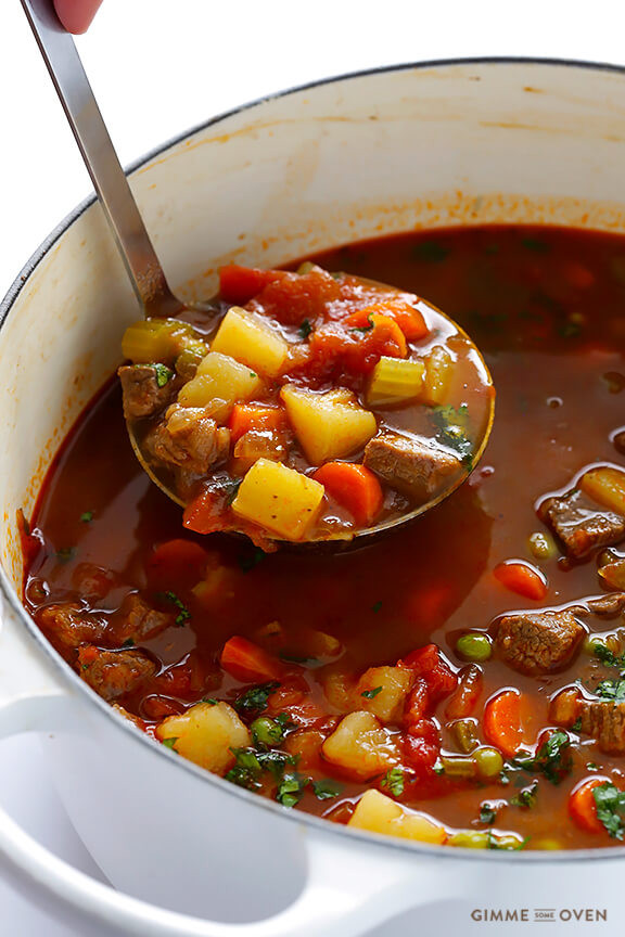 Beef Vegetable Soup
 Ve able Beef Soup