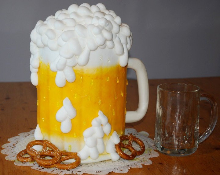 Beer Mug Cake
 Home Brew Supplies UK Beer Mugs for Beer Themed Birthday Party