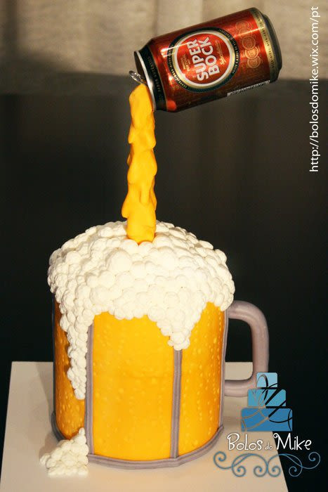 Beer Mug Cake
 Beer mug cake Cake by Michael Almeida CakesDecor
