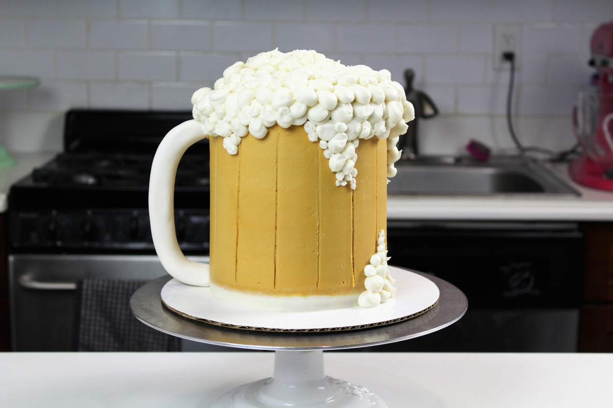 Beer Mug Cake
 Chelsweets Beer Mug Cake Chelsey White