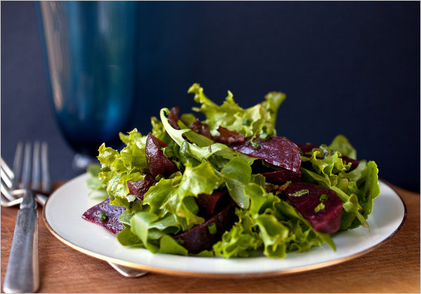 Beet Greens Salad
 Mixed Spring Greens Salad With Roasted Beets The New