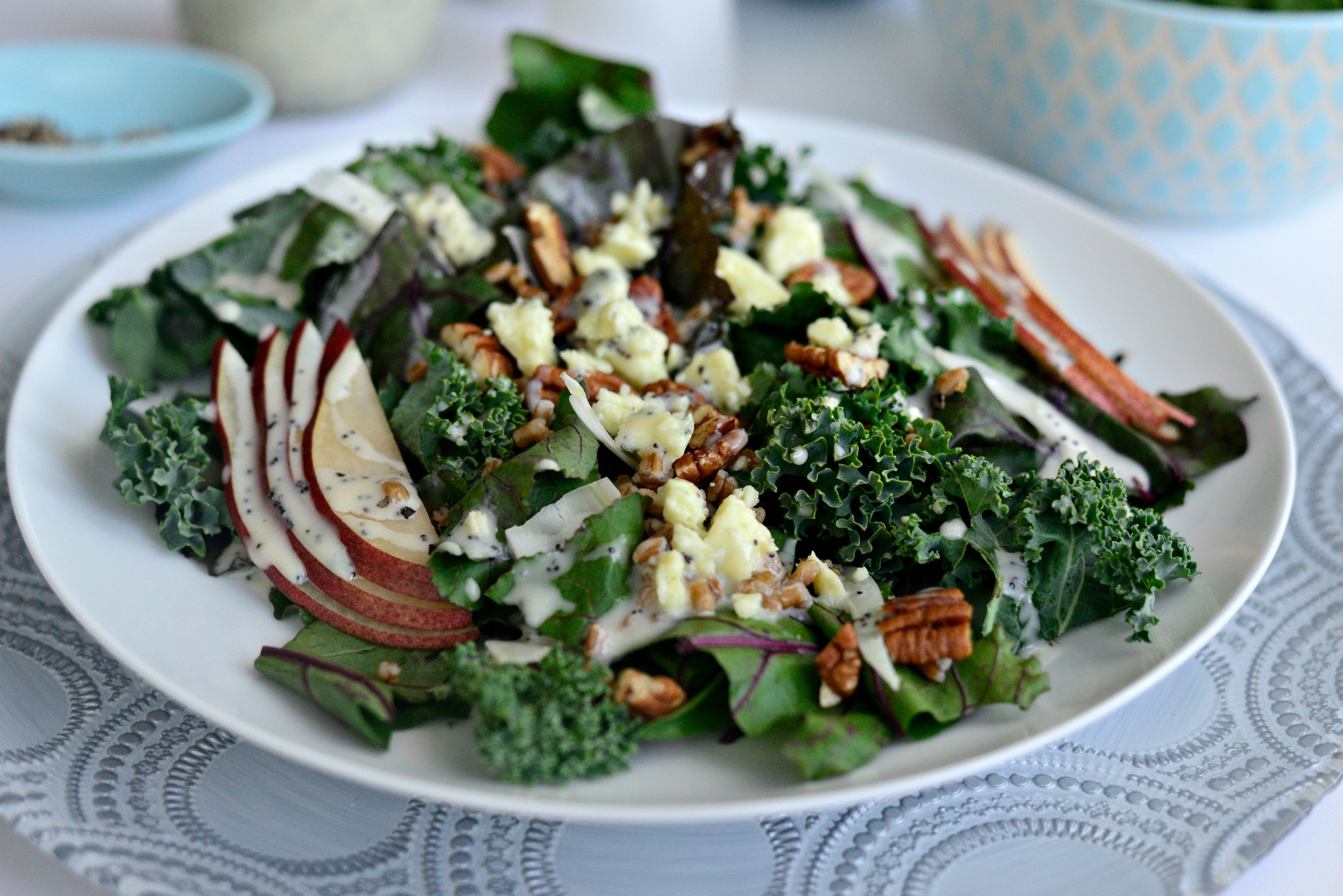 Beet Greens Salad
 Simply Scratch Winter Kale and Beet Greens Salad with Pear