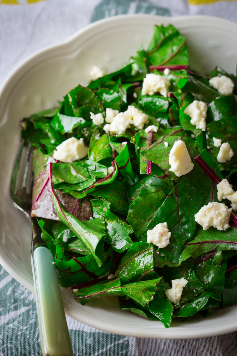 Beet Greens Salad
 what to do with beet greens and a recipe for beet green