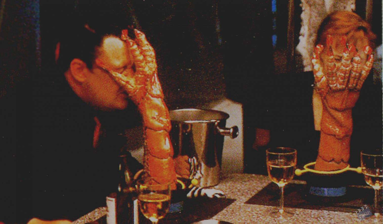 Beetlejuice Dinner Scene
 Killer shrimp puppet from the dinner party scene Movie