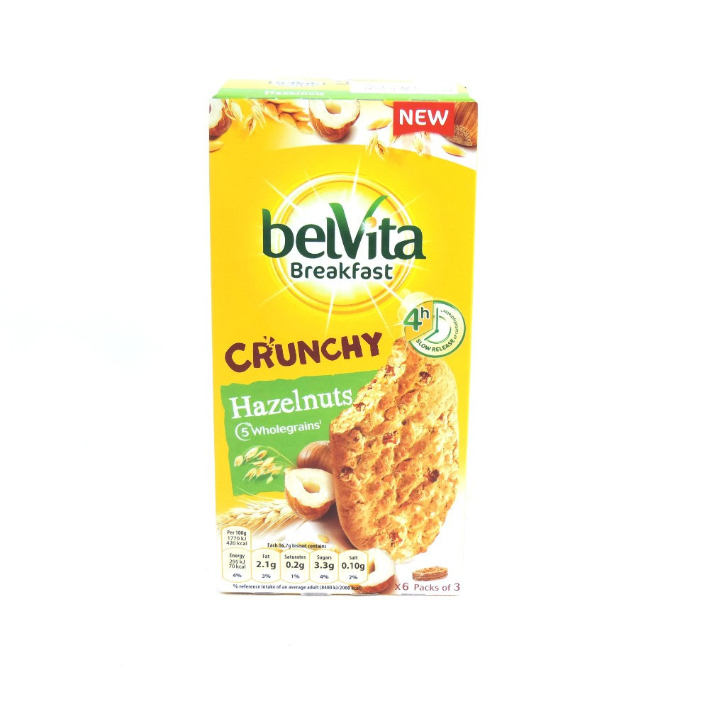Belvita Breakfast Biscuits Healthy
 Belvita Breakfast Hazelnut Biscuits 300g