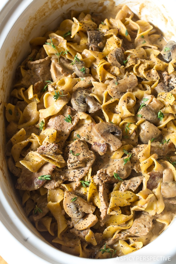 Best Beef Stroganoff
 The Best Slow Cooker Beef Stroganoff A Spicy Perspective