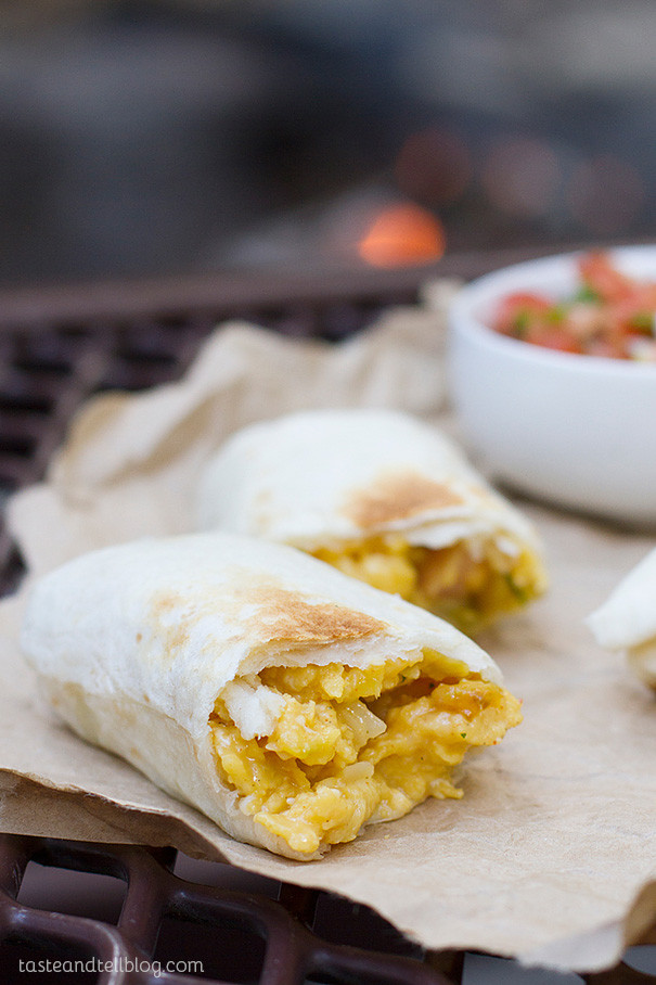 Best Breakfast Burritos
 Breakfast Burritos Campfire Style Taste and Tell