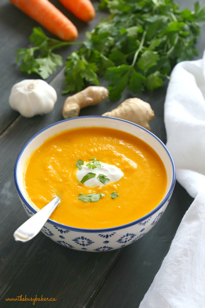 Best Carrot Soup Recipe
 Best Ever Creamy Carrot Ginger Soup The Busy Baker